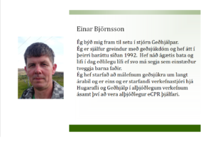Einar Björnsson framboð
